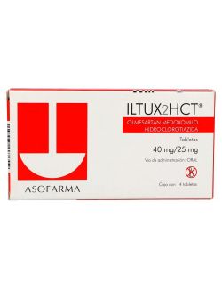 ILTUX2HCT 40 MG CON 14 TABLETAS