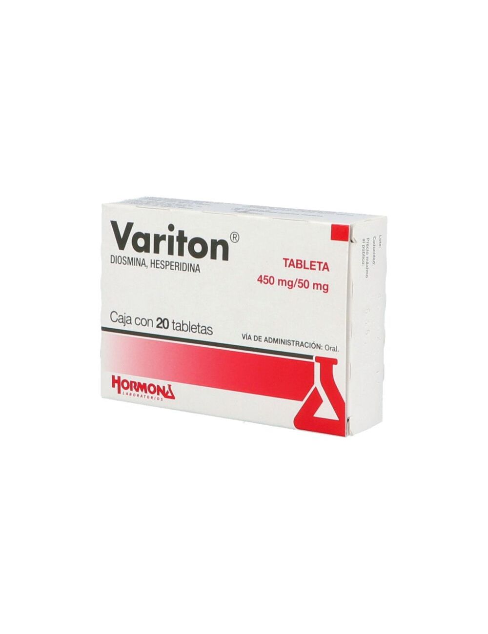 Precio Variton 450 mg/50 mg con 20 tabletas | Farmalisto MX