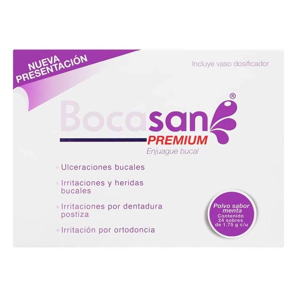 Precio Bocasan premium 1.22/0.52 g 24 sobres | Farmalisto MX