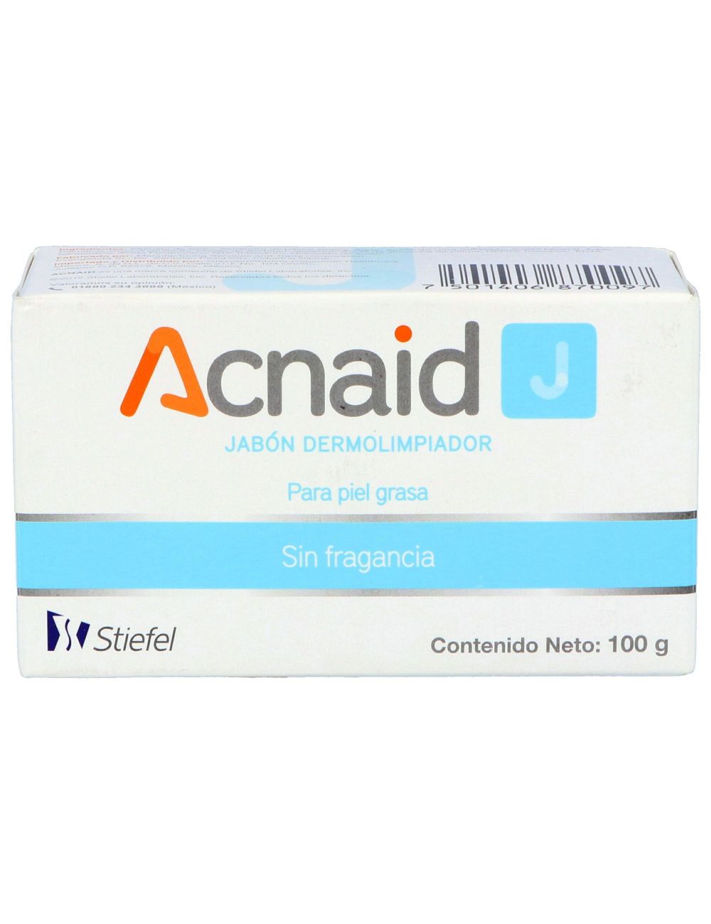 Precio Jabón dermolimpiador acnaid barra con 100 g | Farmalisto MX