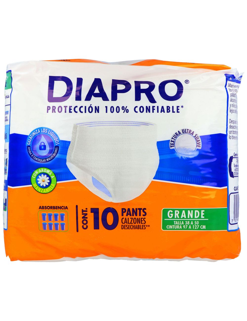 Precio Diapro pañal pants grande 10 piezas | Farmalisto MX
