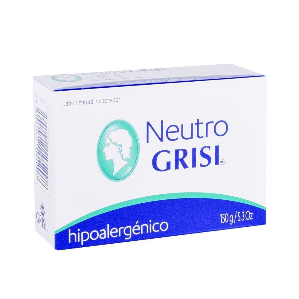Precio Neutro Grisi jabón 150 g / 5.3 oz 1 barra | Farmalisto MX