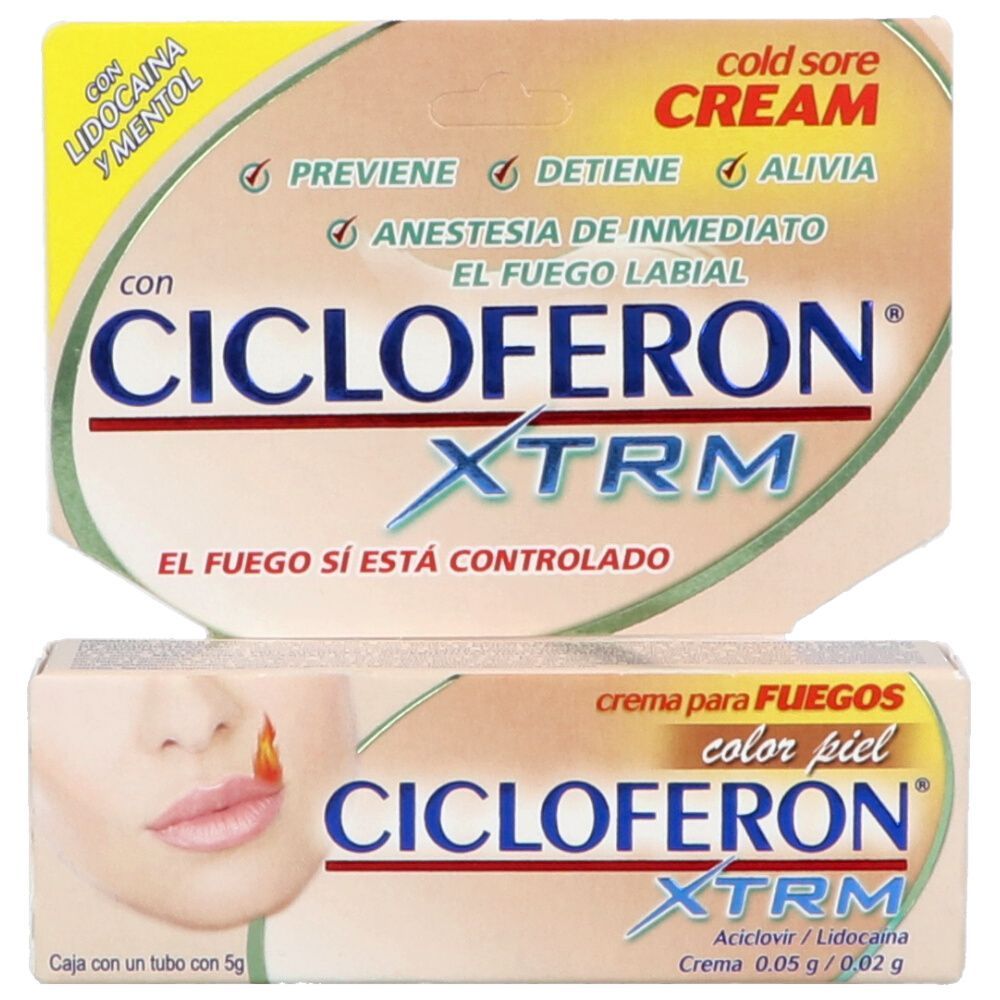 Precio Cicloferon Xtrm crema con tubo con 5 g | Farmalisto MX
