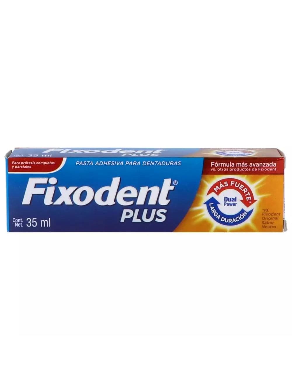 Precio Fixodent Plus adhesivo dental 35 mL | Farmalisto MX