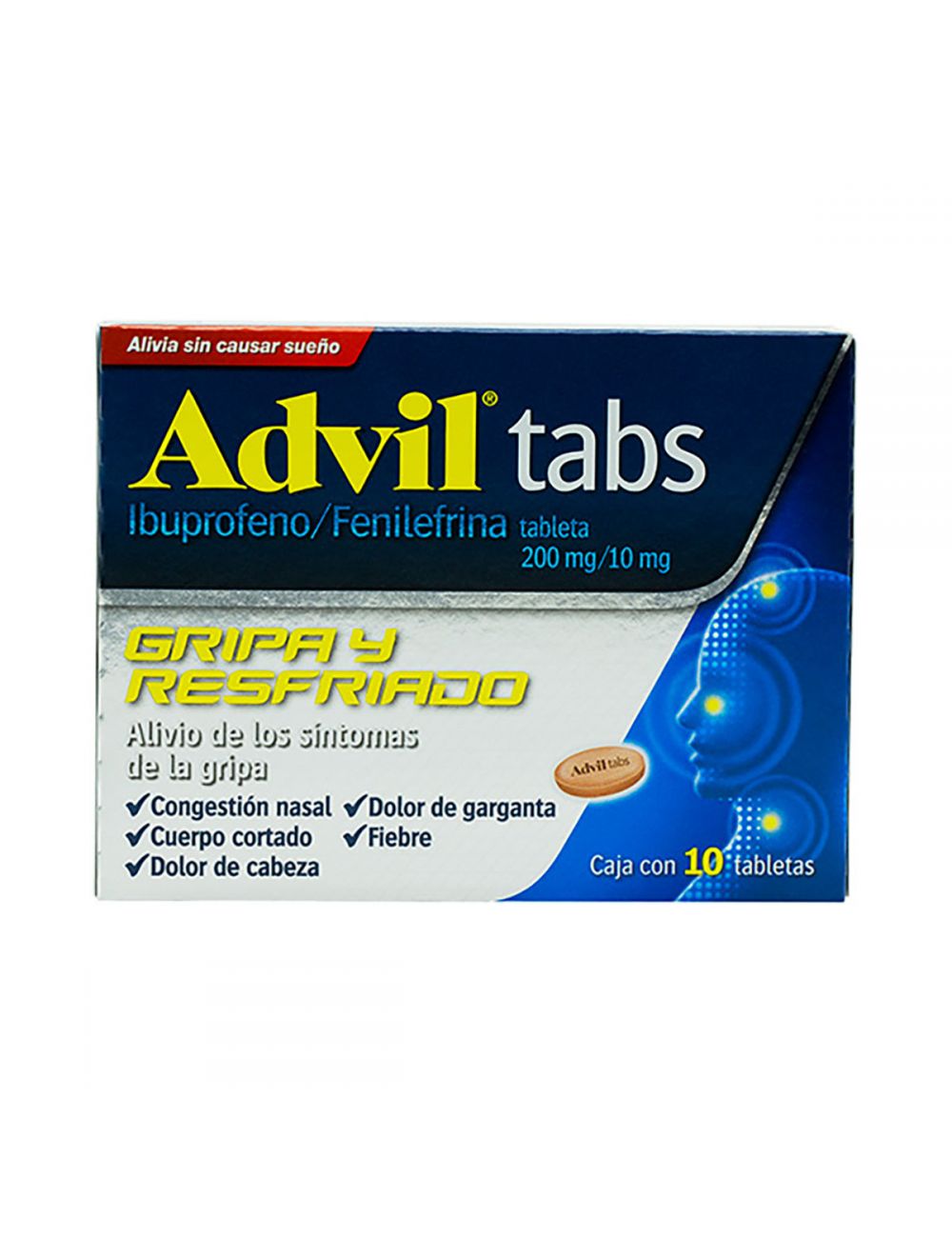 Precio Advil Tabs Caja Con 10 Tabletas| Farmalisto MX