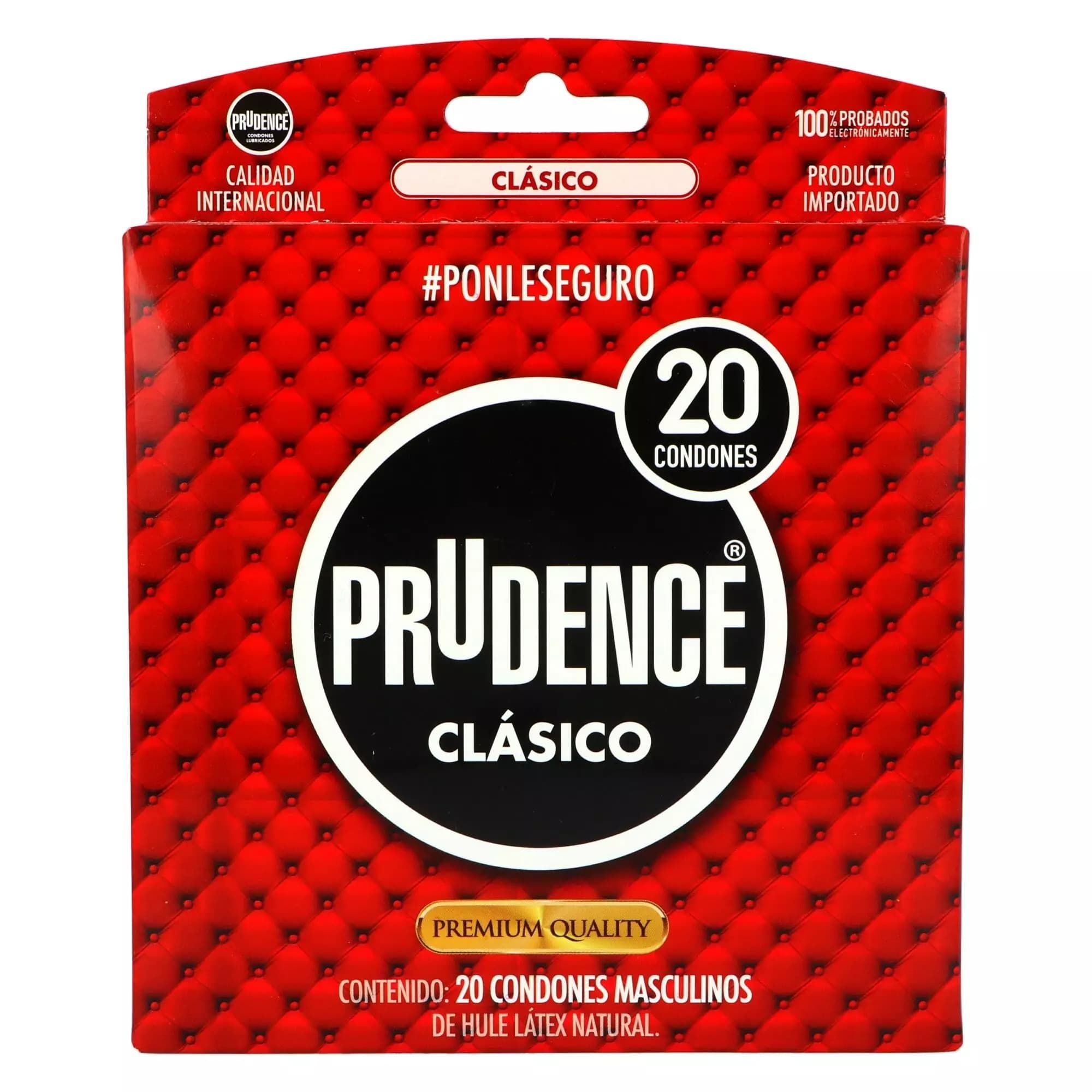 Precio Prudence clasico 20 condones | Farmalisto MX
