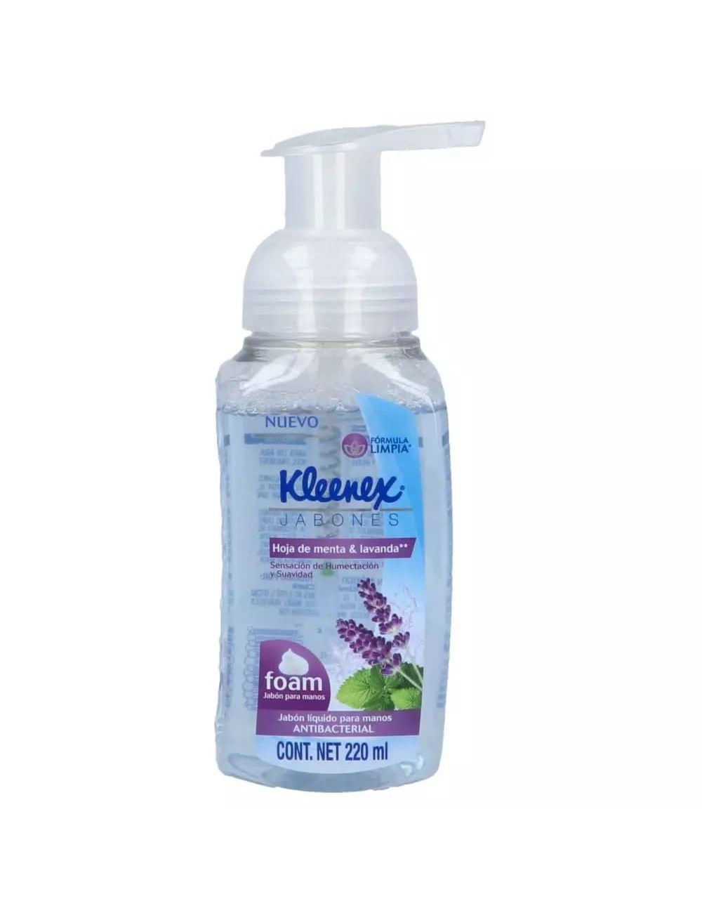 Jabón liquido Kleenex menta-lavanda - Precio en Farmalisto