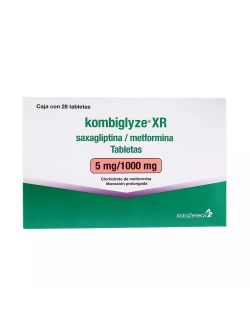 Kombiglyze XR 5 mg / 1000 mg Caja Con 28 Tabletas