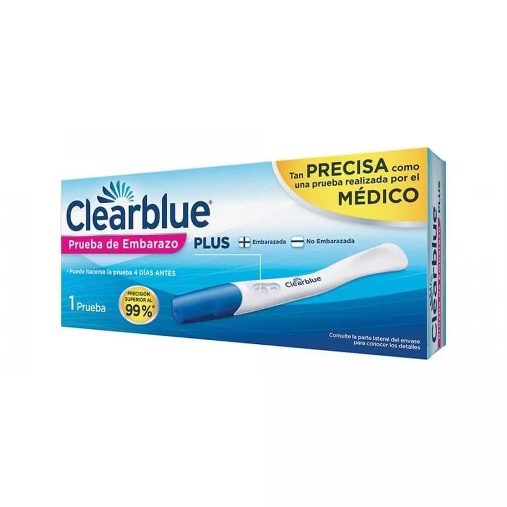 Precio Clearblue prueba embarazo plus una prueba | Farmalisto MX