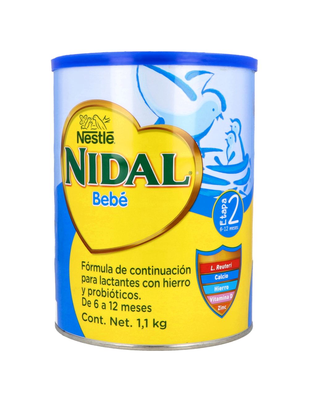 Precio Nidal 2 Bebe fórmula 6-12 meses 1.1 kg | Farmalisto MX