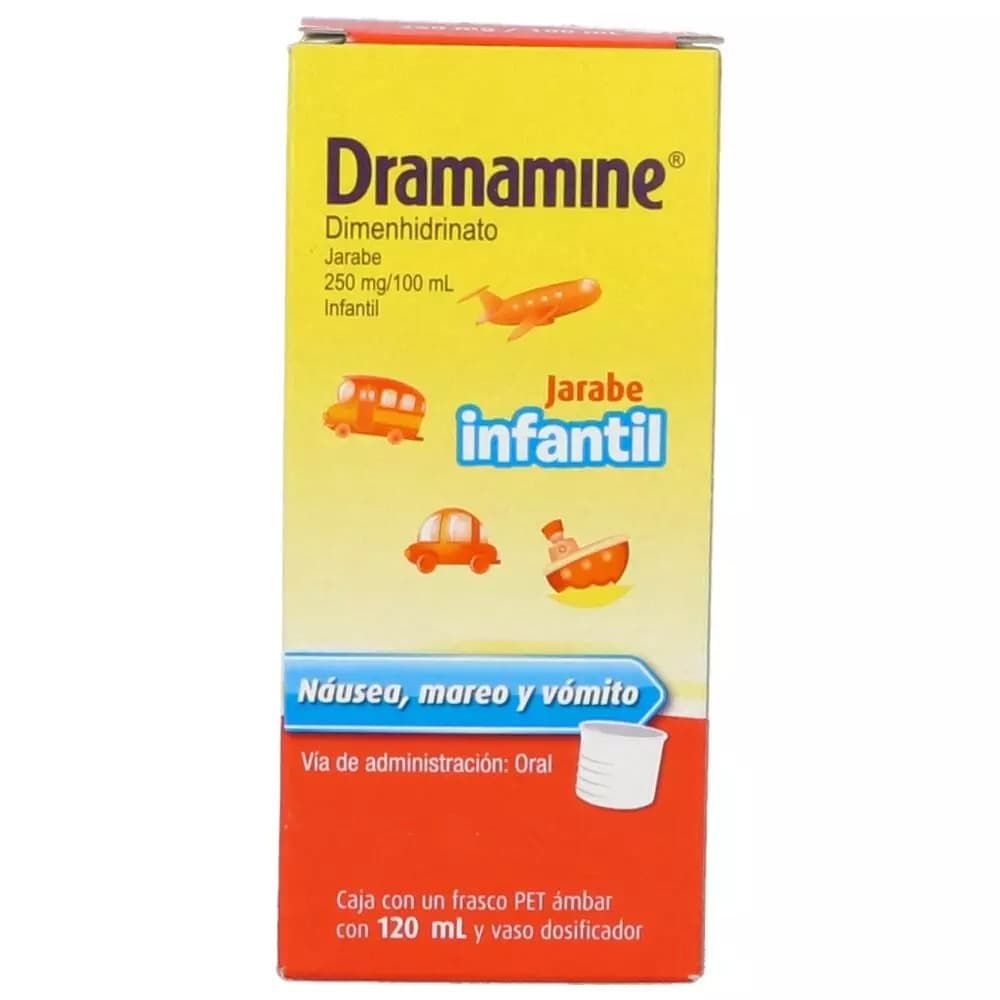 Precio Dramamine jarabe con 120 ml | Farmalisto MX