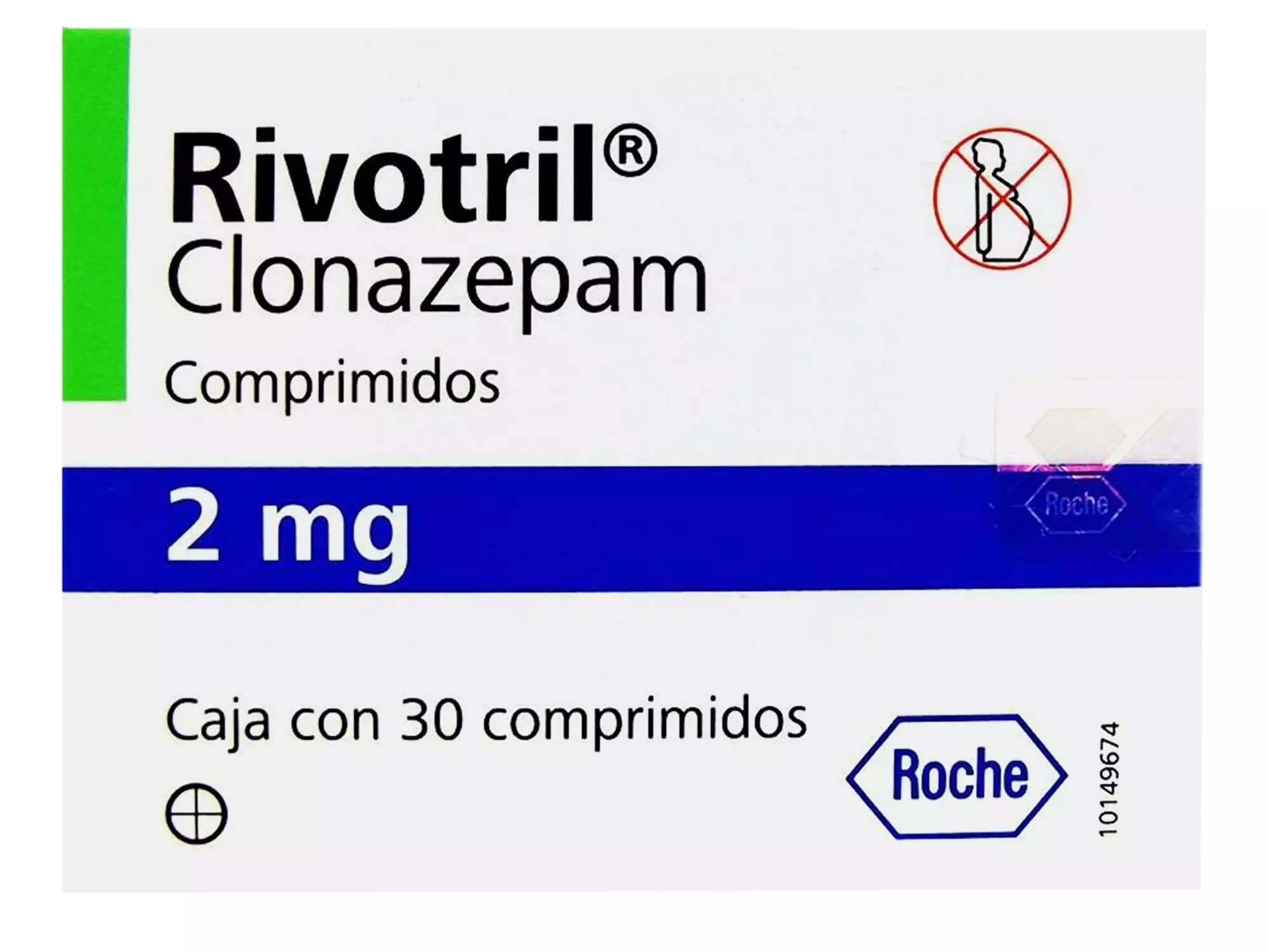 Precio Rivotril 2 mg con 30 comprimidos | Farmalisto MX