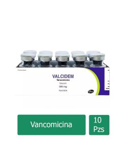 Valcidem 500 mg Solución Inyectable Caja Con 10 Piezas - RX2