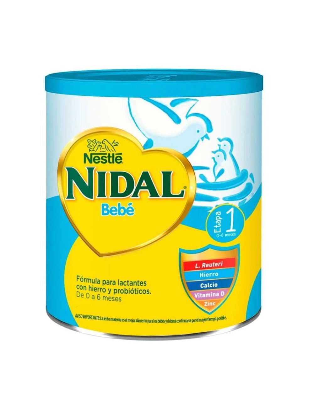 Precio nidal bebé etapa 1 fórmula láctea 1.1 kg | Farmalisto MX
