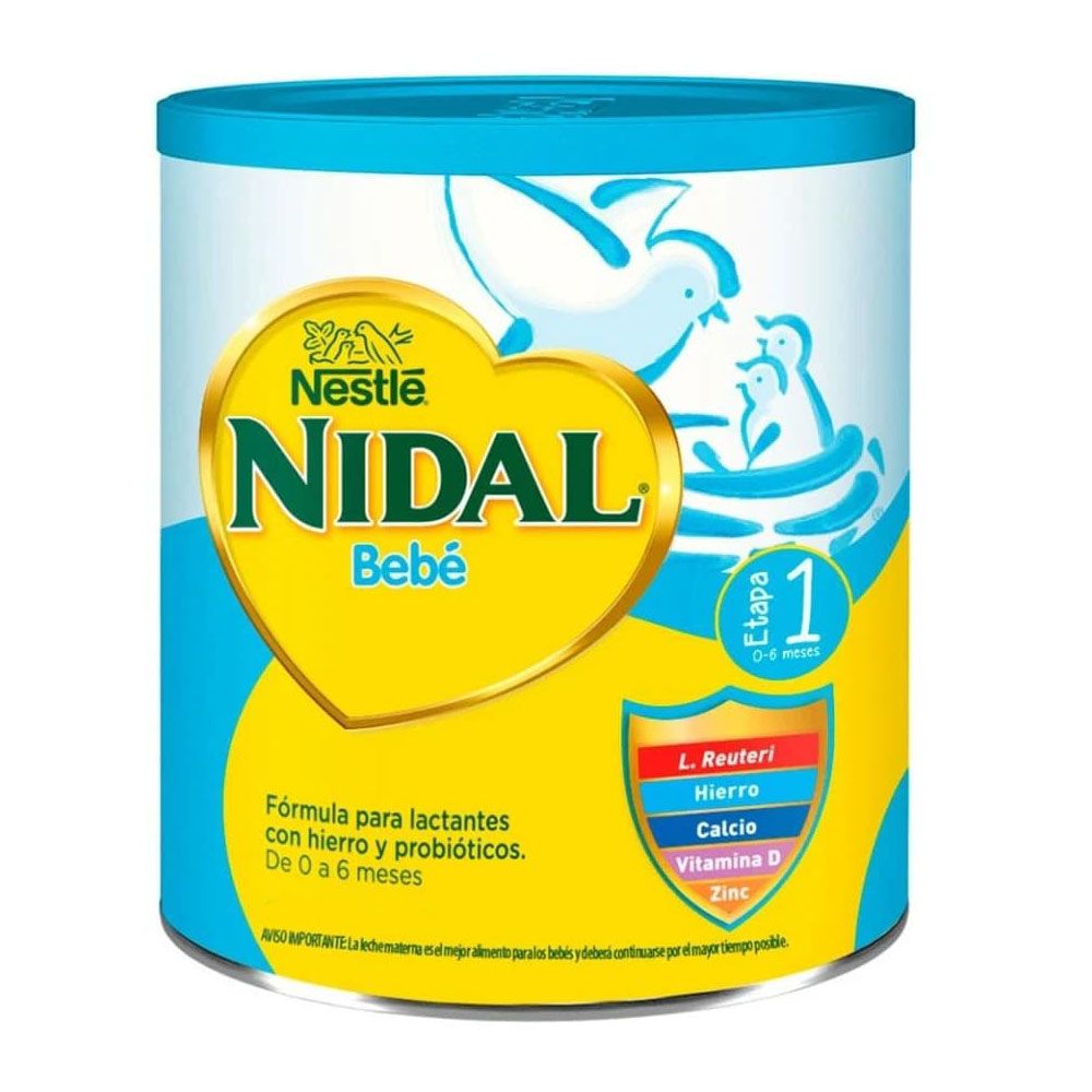 Precio nidal bebé etapa 1 fórmula láctea 1.1 kg | Farmalisto MX