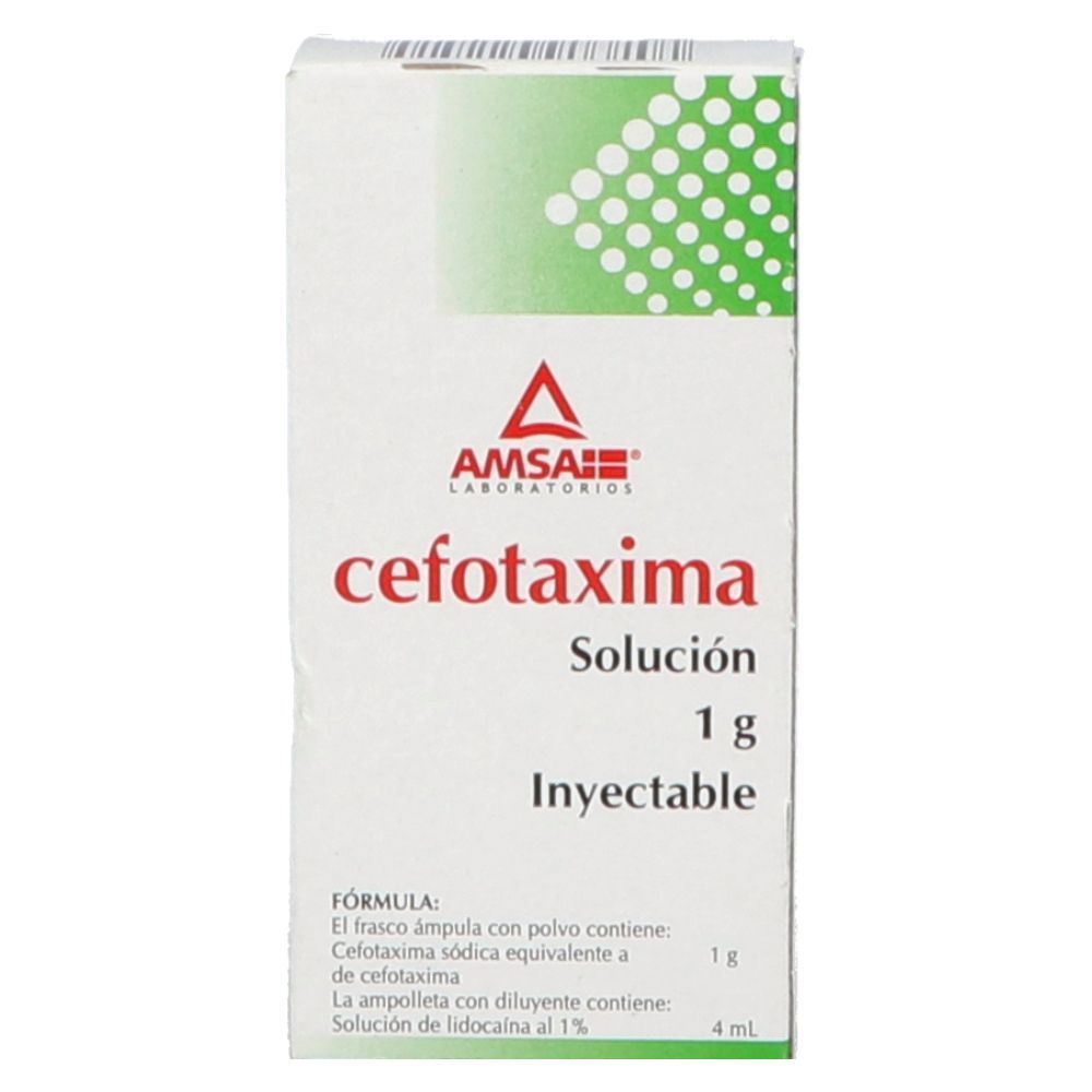 Precio Cefatoxima IM Inyectable ámpula 1 g | Farmalisto MX
