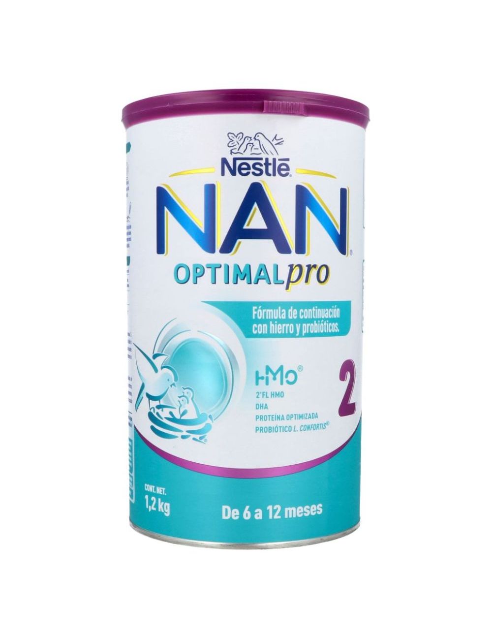 Precio Nan 2 Optipro lata con 1.2 kg | Farmalisto MX
