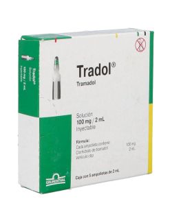 Tradol 100 mg Caja con 5 Ampolletas de 2 ml