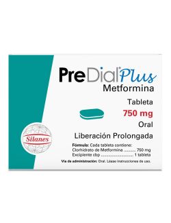 PreDial Plus 750 mg Caja con 30 Tabletas