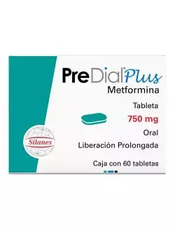 Pre Dial Plus 750 mg Caja Con 60 Tabletas