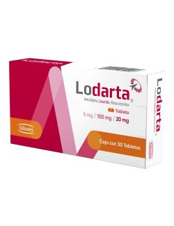 Lodarta 5 mg/100 mg/20 mg Caja Con 30 Tabletas