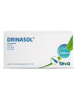 Drinasol 250 mcg Caja con Pluma Recargada con 2.4ml IV - RX3.