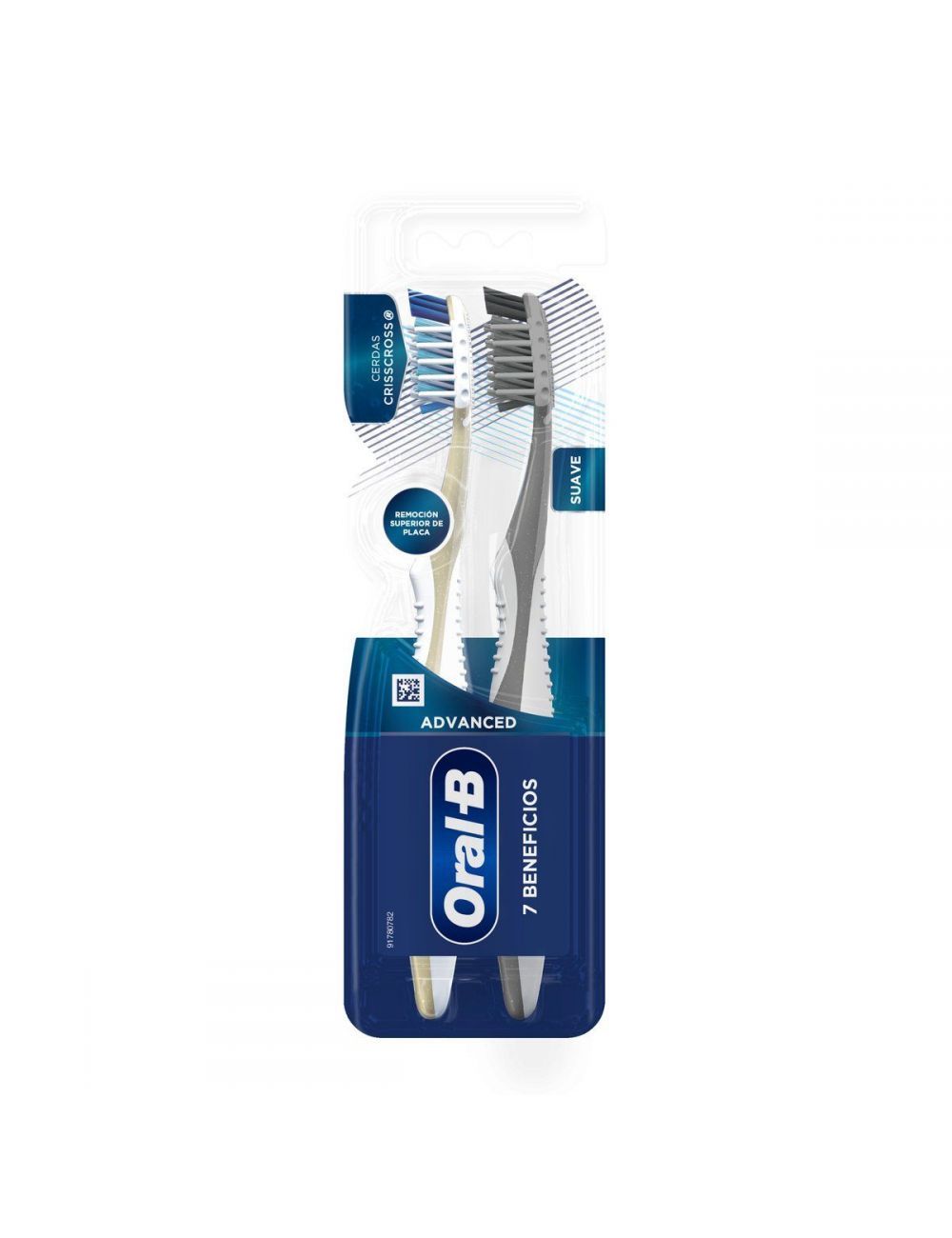 Oral B Cepillo Dental 7 Beneficios Empaque 2x1 Suave