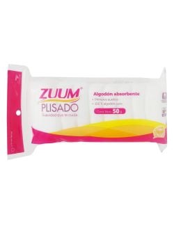 Zuum Algodón Plisado Bolsa Con 50g