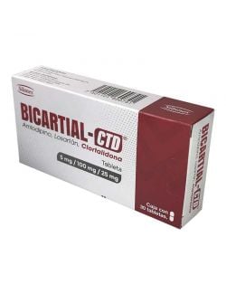 Bicartial CTD 5/100/25mg Caja con 30 Tabletas IV