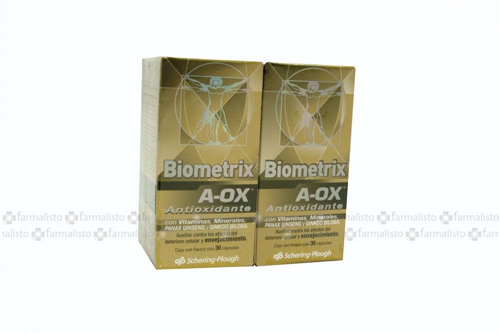 Biometrix A-OX 2 Cajas 30 Cápsulas | Farmalisto México