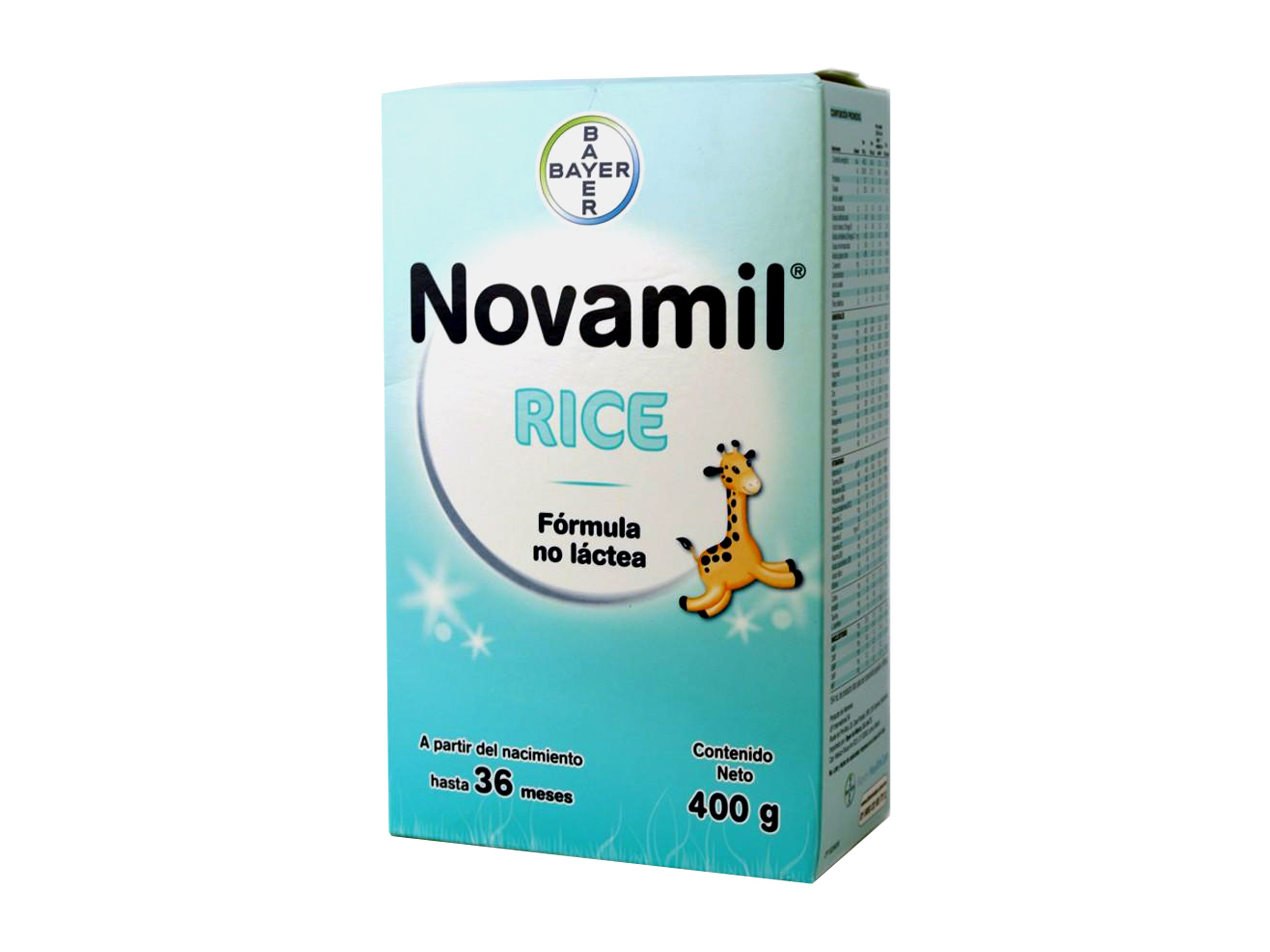 Novamil Rice Precio 400 g Con Fórmula No Láctea En México y DF