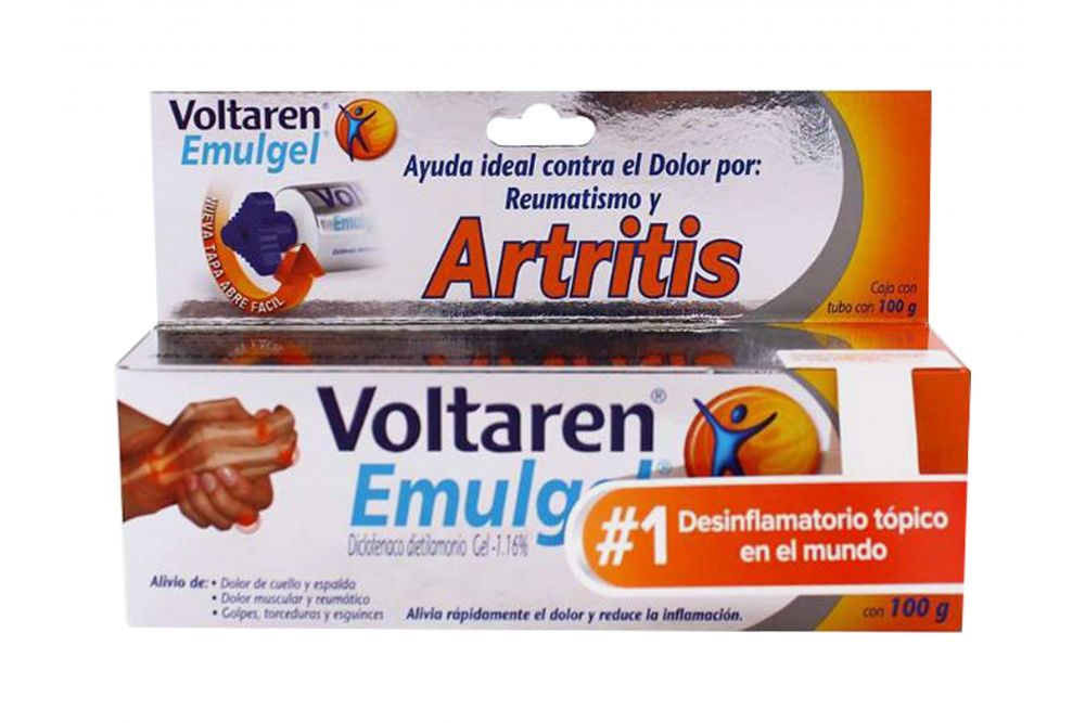 Precio Voltaren Emulgen Artritis 100 g | Farmalisto MX