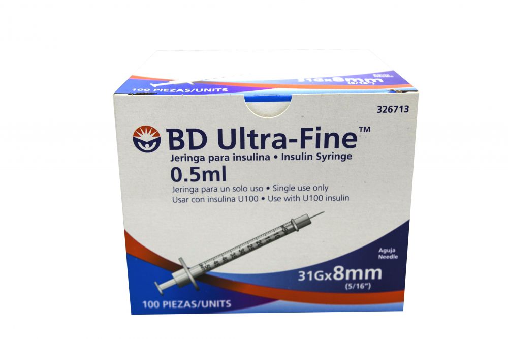 BD Ultra-Fine jeringa para insulina - Precio en Farmalisto