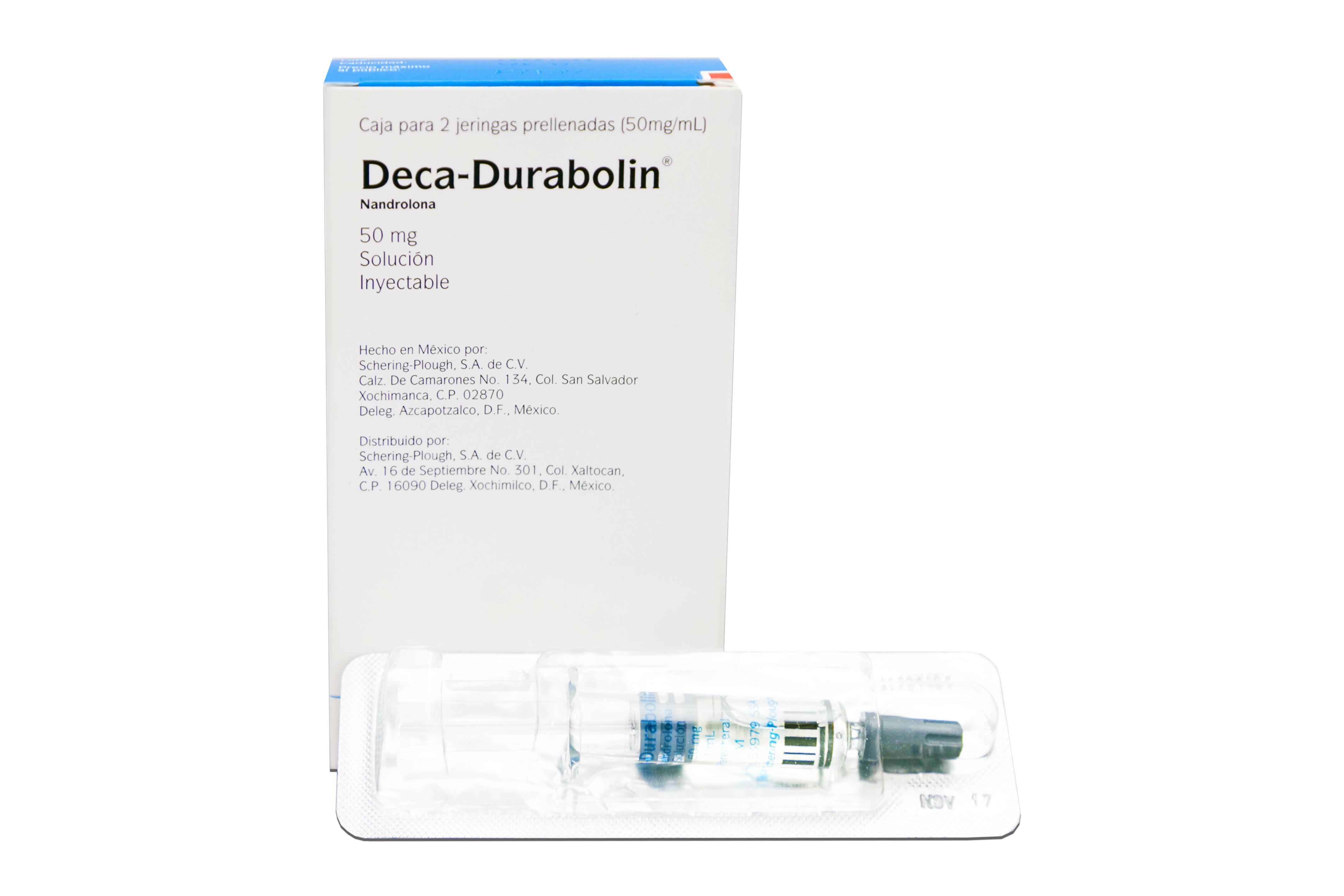 Precio Deca-Durabolin 50 mg 2 jeringas 1 ml | Farmalisto MX