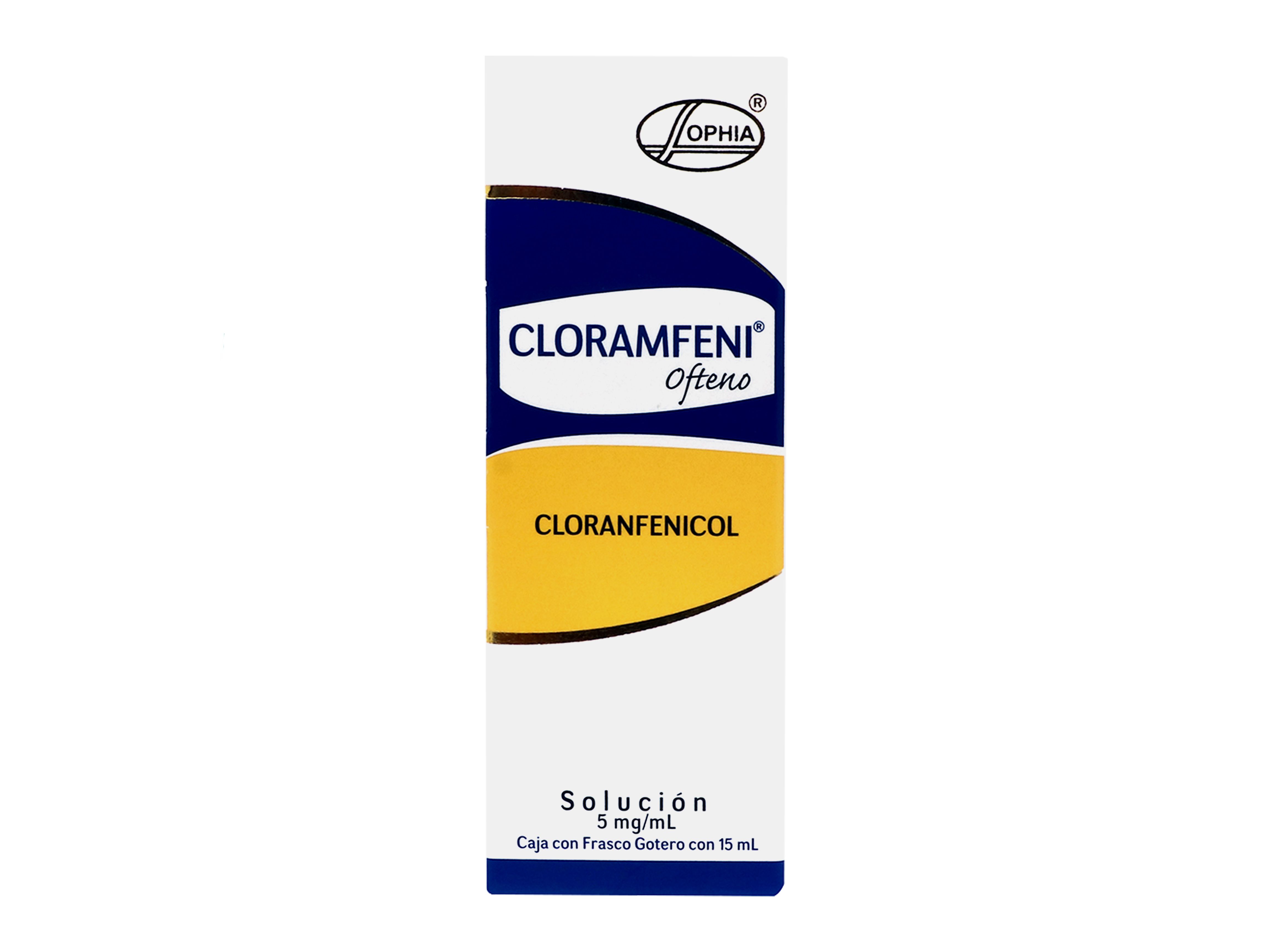 Precio Cloramfeni Ofteno 5 mg frasco con 15 ml | Farmalisto MX
