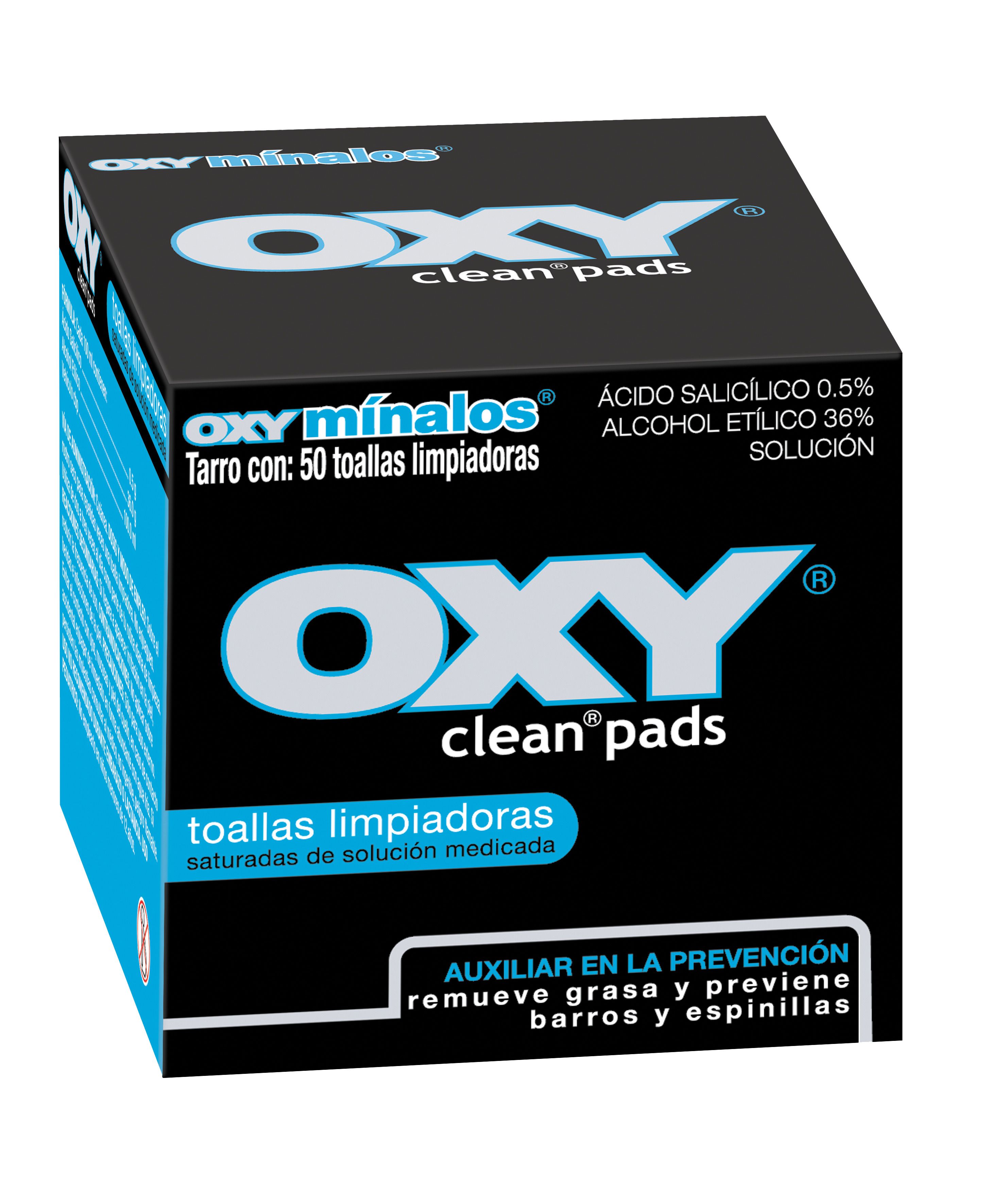 Toallas limpiadoras Pads Oxy Clean | Farmalisto México
