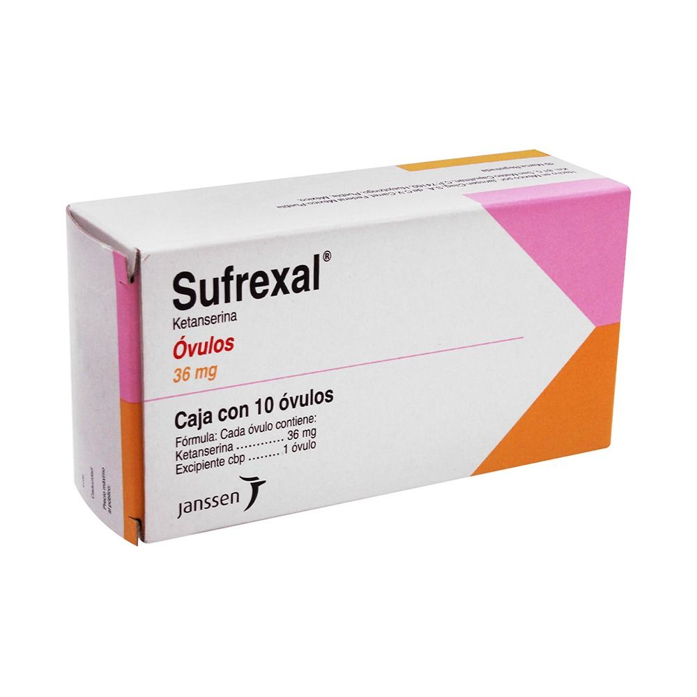 Precio Sufrexal óvulos 36 mg 10 óvulos | Farmalisto MX