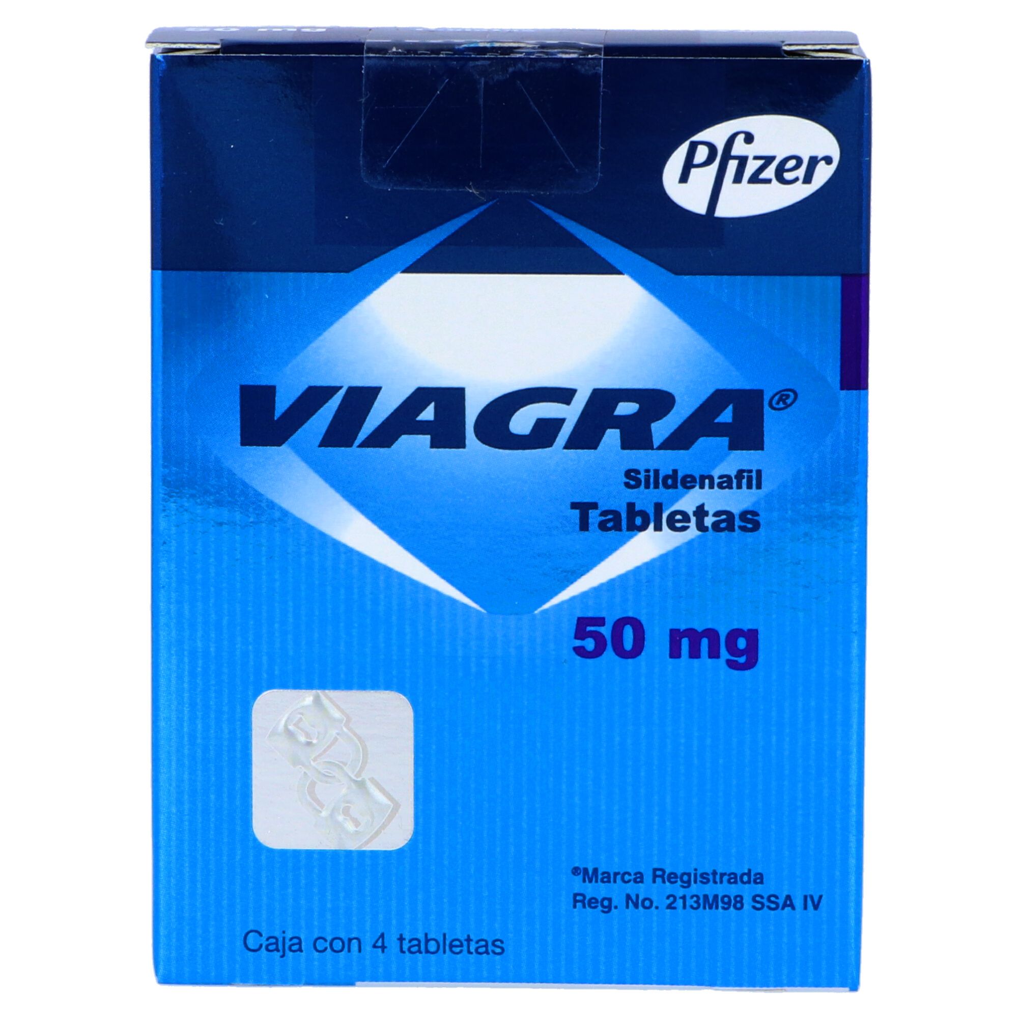Precio Viagra 50 mg 4 tabletas recubiertas | Farmalisto MX