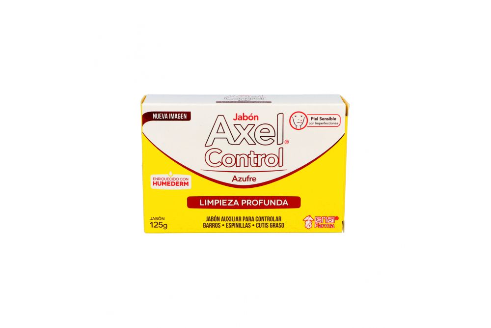 Precio Jabón Axel control azufre barra con 125 g | Farmalisto MX