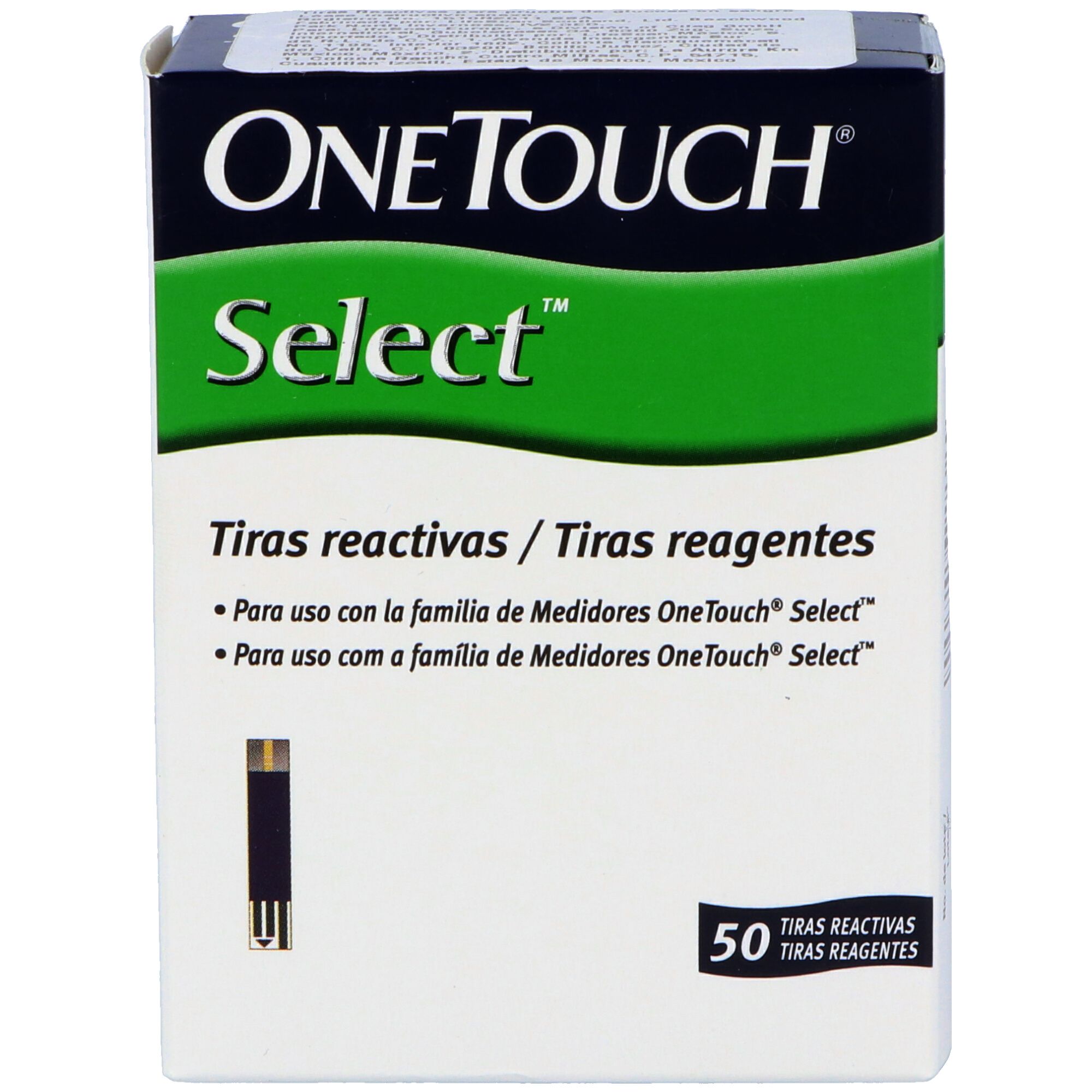 Precio OneTouch Select 50 tiras reactivas | Farmalisto MX