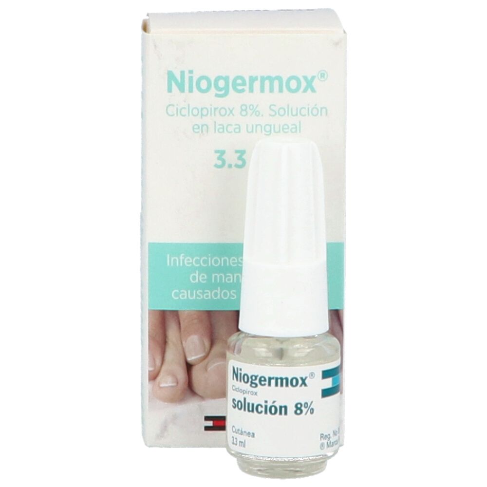 Precio Niogermox 8% solución 3.3 mL | Farmalisto MX