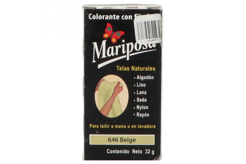 Colorante Mariposa Precio Beige pastilla 32 g En México Y DF