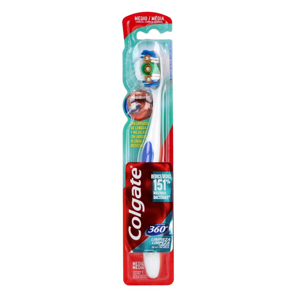 Precio Cepillo de dientes Colgate 360 1 pza | Farmalisto MX