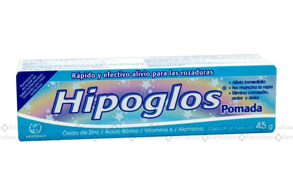 Hipoglos Pomada Precio Caja Con Tubo Con 45 g En México y DF