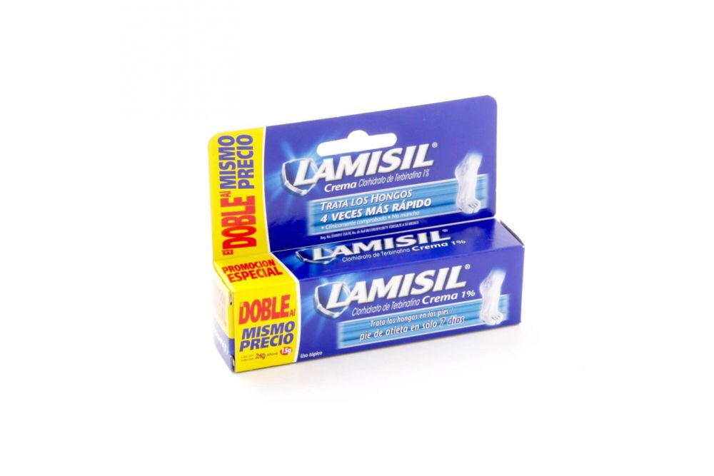 Precio Lamisil crema tubo con 15 g | Farmalisto MX