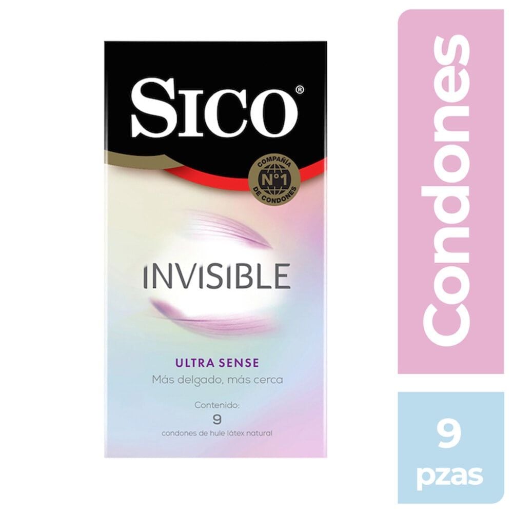 Precio Condones sico invisible ultra sense 9 piezas | Farmalisto MX