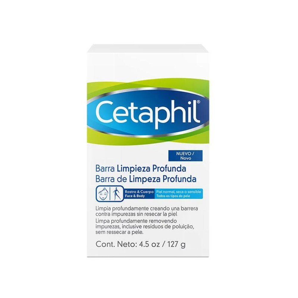 Precio Cetaphil barra dermolimpiadora 1 jabón 127 g | Farmalisto MX