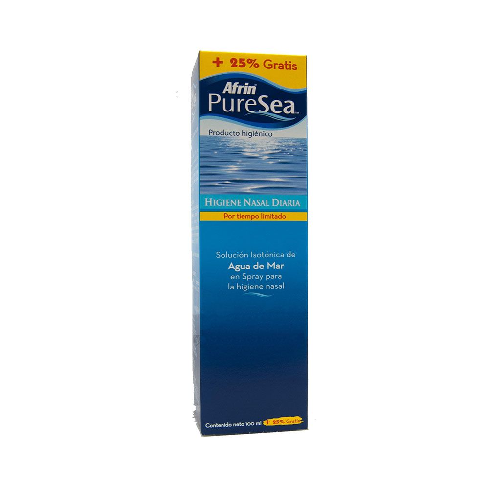 Precio Afrin Puresea spray con 100 ml + 25% | Farmalisto MX
