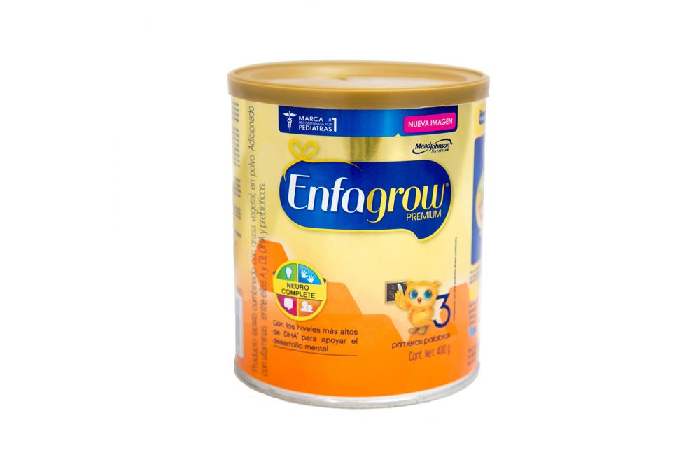 Precio Enfagrow Premium 3 1-3 años 400 g | Farmalisto MX