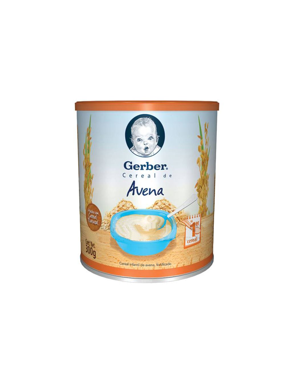 NESTLÉ - Gerber Cereal de Avena 1Era Etapa Lata Con 300 g - Alimentación  Bebé